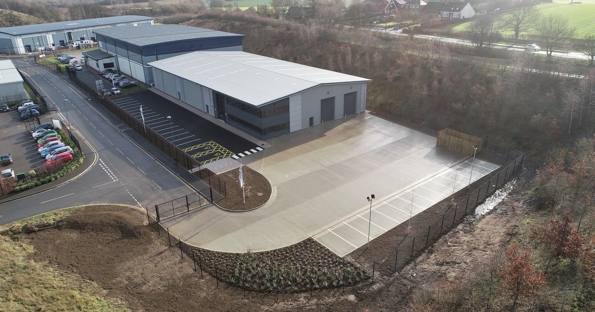 15,000sq ft Industrial Unit Completed, Markham Vale Britcon