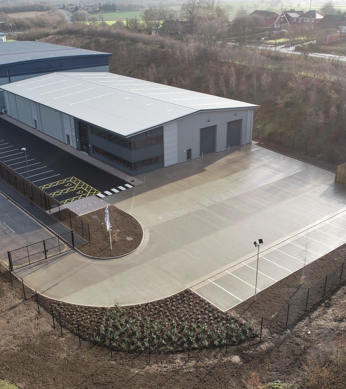 15,000sq ft Industrial Unit Completed, Markham Vale Britcon