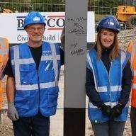 Steel Signing at Lower Derwent Valley Volunteer, Community and Nature Recovery Science Hub