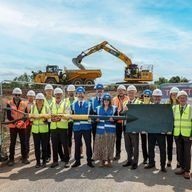 Jonathan Reynolds MP and key project stakeholders visit our £11m Hattersley Trade Park project